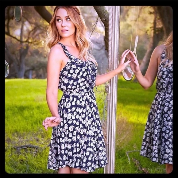 Lauren Conrad Disney Dress! Tea Kettle Dress Size Medium - Picture 1 of 5
